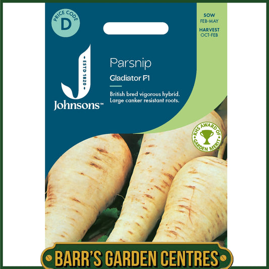 Johnsons - Parsnip Gladiator F1 - 200 Seeds