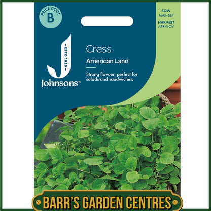 Johnsons - Cress American Land - 1000 Seeds
