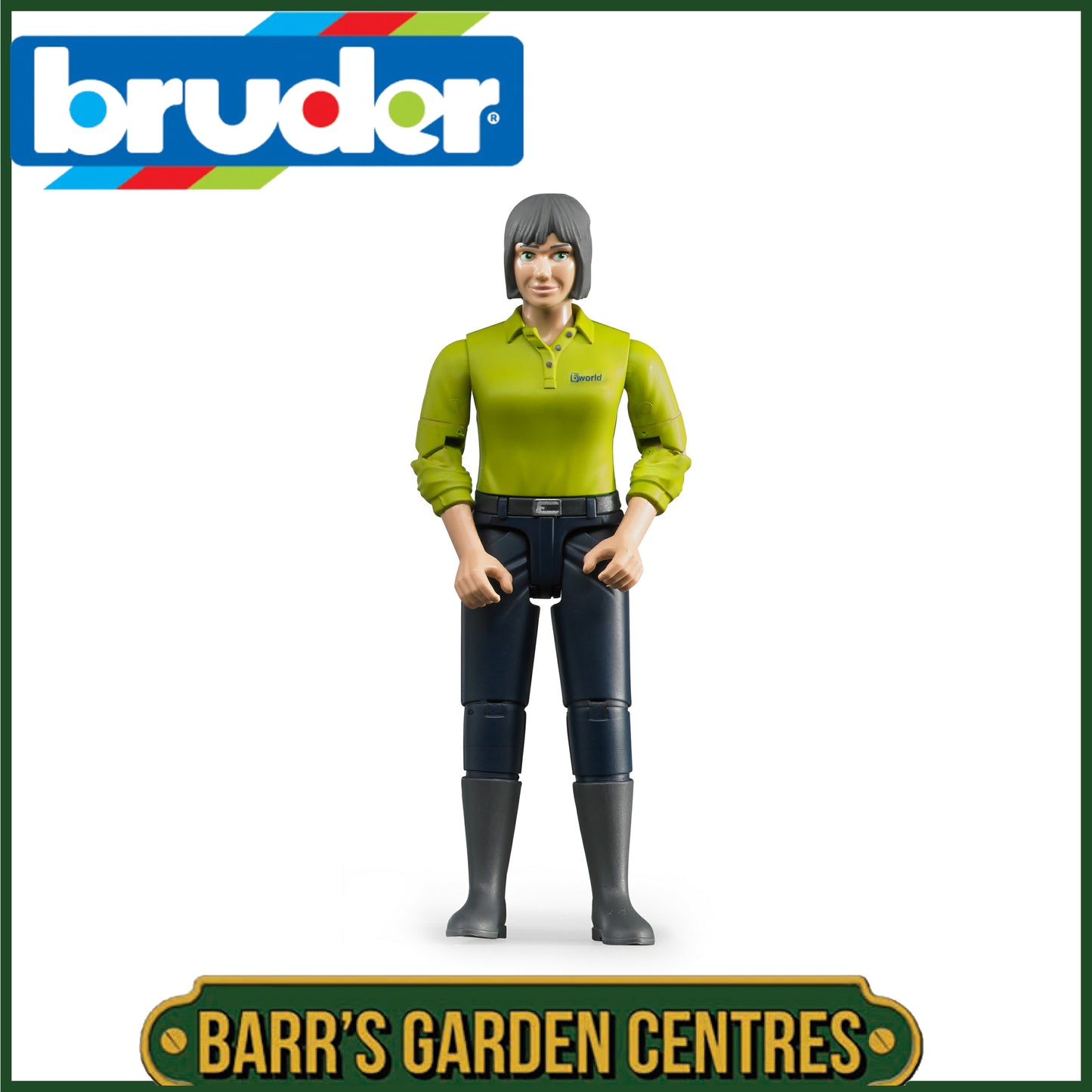 BRUDER Woman with Dark Blue Jeans