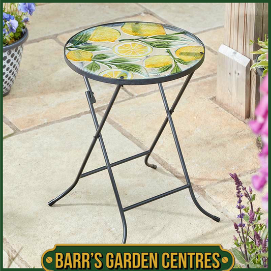 Smart Garden Round Foldable Garden Table - Lemon