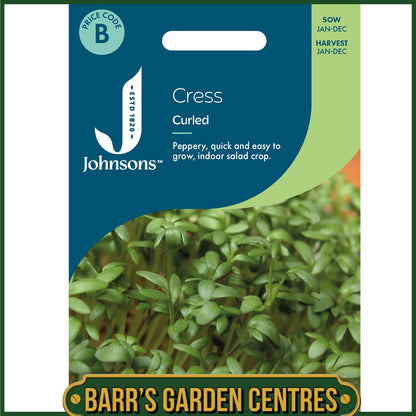 Johnsons - Cress Curled - 3000 Seeds