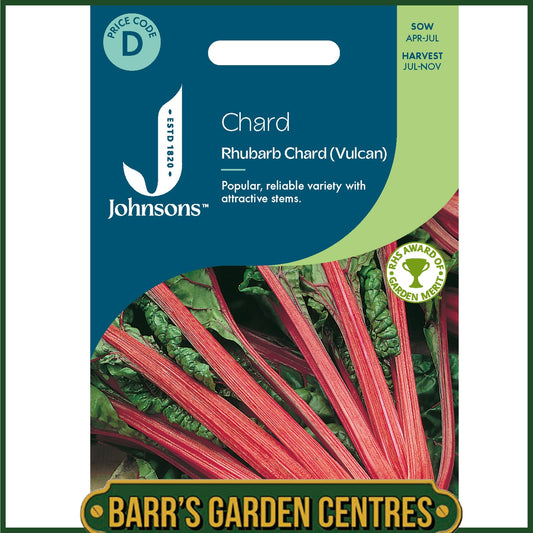 Johnsons - Chard Rhubarb Chard (vulcan) - 125 Seeds