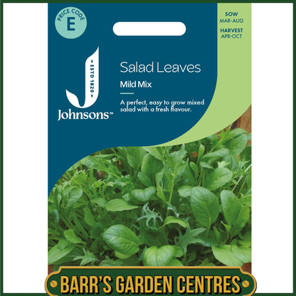 Johnsons - Salad Leaves Mild Mix - 500 Seeds