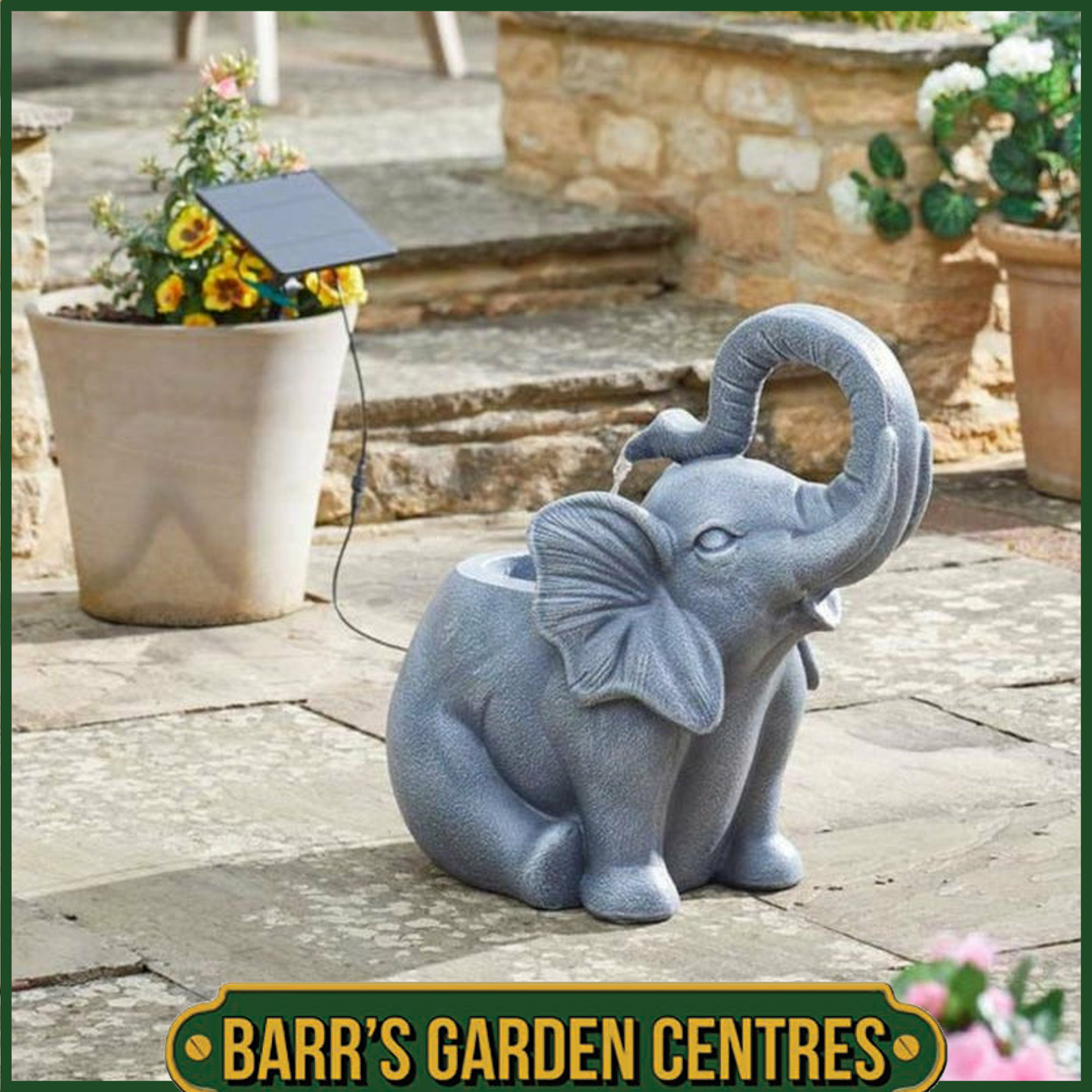 Smart Solar Jumbo Showers Water Feature