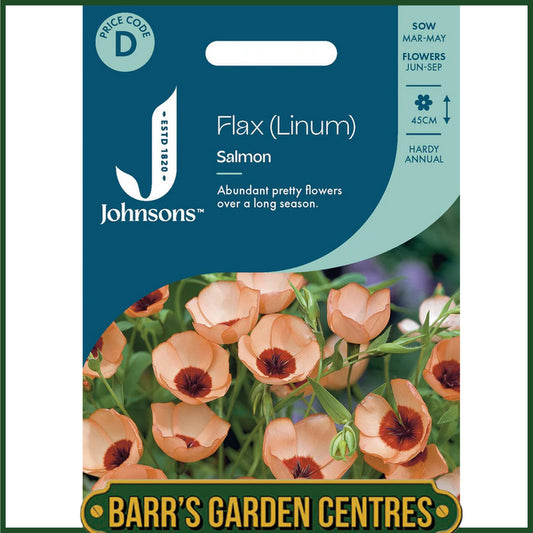 Johnsons - Linum Salmon - 300 Seeds