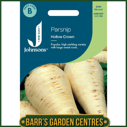 Johnsons - Parsnip Hollow Crown - 500 Seeds