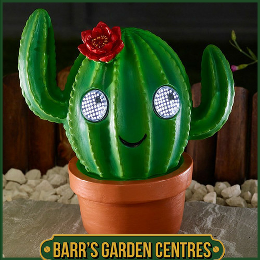 Smart Solar Blinkin' Cactus Solar Powered Garden Ornament