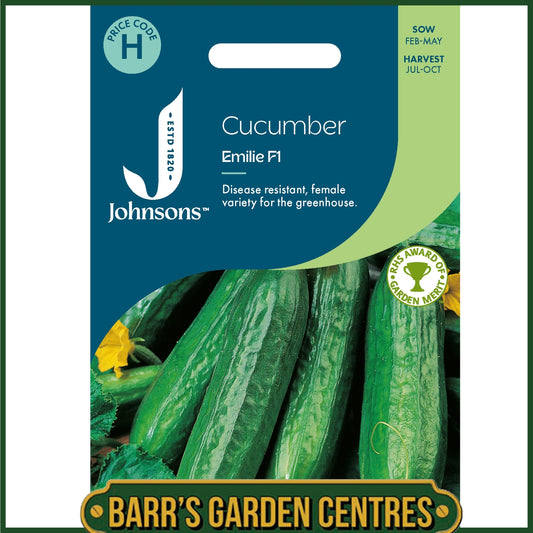 Johnsons - Cucumber Emilie F1 - 6 Seeds