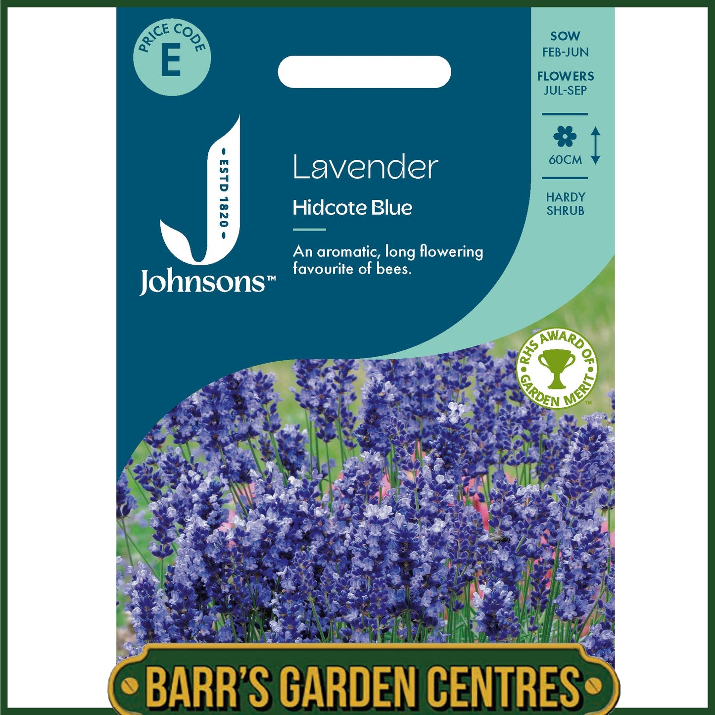 Johnsons - Lavender Hidcote Blue - 100 Seeds