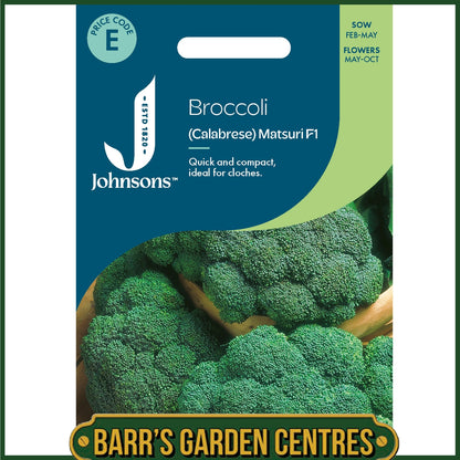 Johnsons - Broccoli (calabrese) Matsuri F1 - 50 Seeds