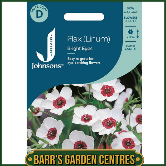 Johnsons - Linum Bright Eyes - 300 Seeds
