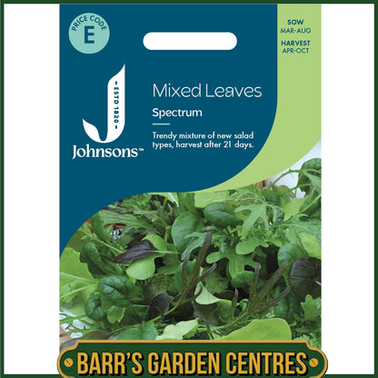 Johnsons - Mixed Leaves Spectrum - 500 Seeds