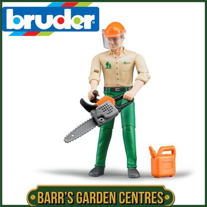BRUDER Forestry Worker With Accessories