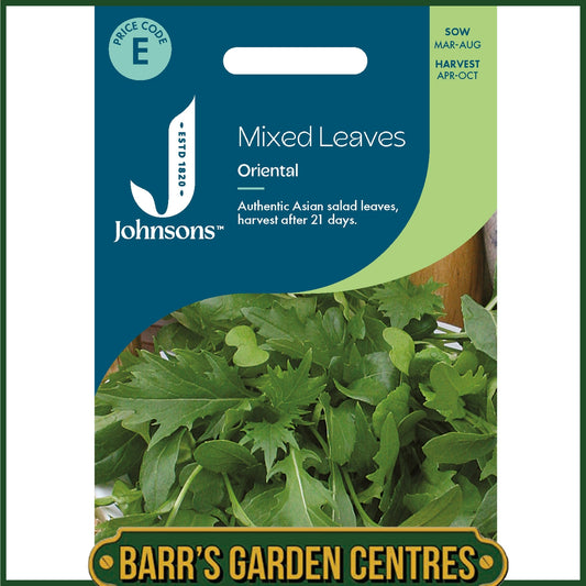 Johnsons - Mixed Leaves Oriental - 500 Seeds