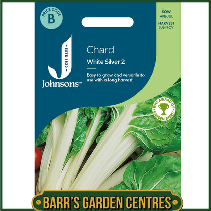 Johnsons -Chard White Silver 2 - 350 Seeds