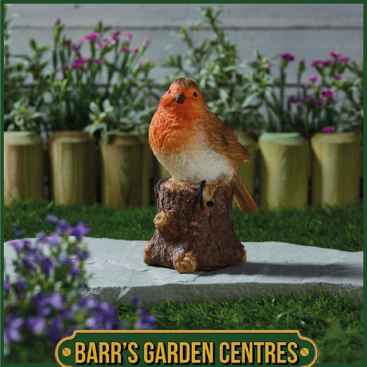 Smart Solar Novelty Singing Robin Decoration