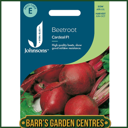 Johnsons - Beetroot Cardeal F1 - 100 Seeds