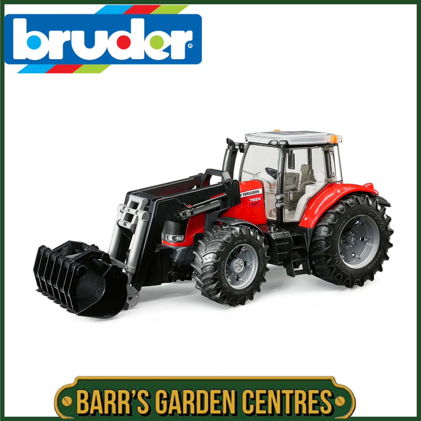 BRUDER Massey Ferguson 7624 with frontloader