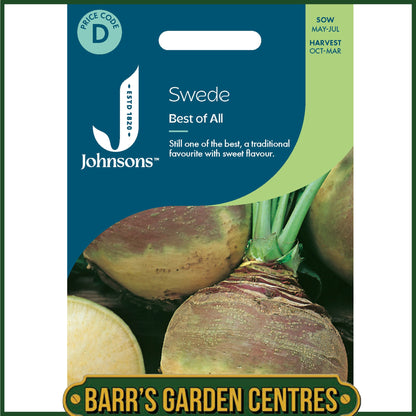 Johnsons - Swede Best of All - 1000 Seeds