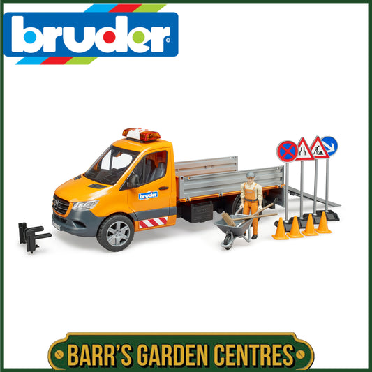 BRUDER MB Sprinter Municipal Vehicle Including Light and Sound Module, Driver and Accessories