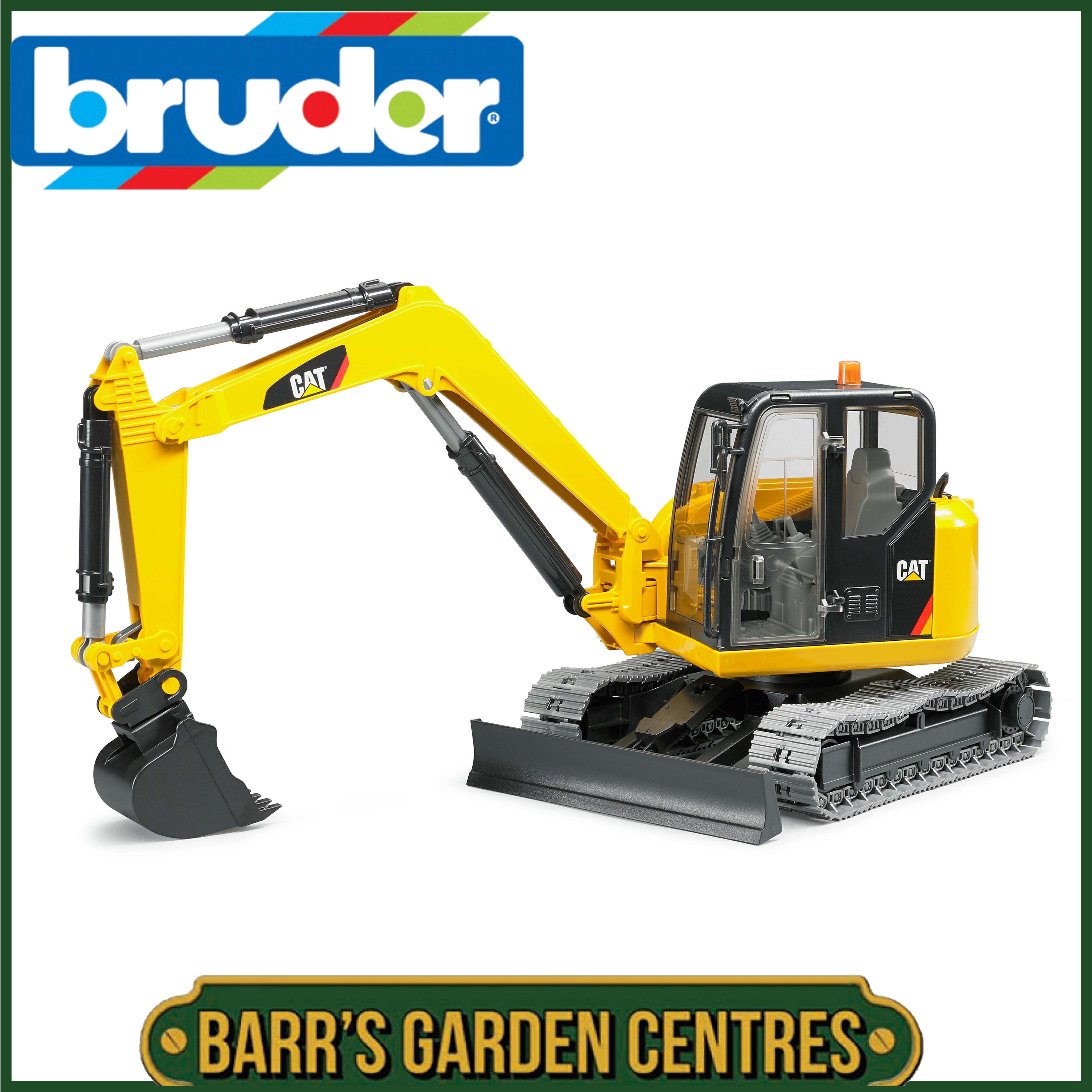 BRUDER Cat® Mini Excavator – Barrs Garden Centres