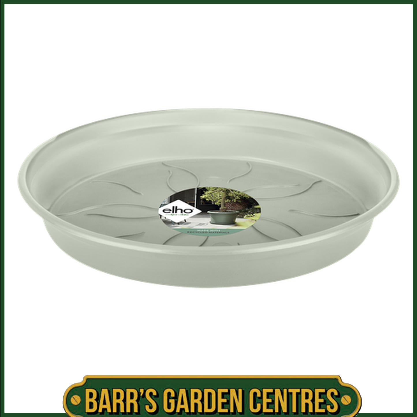 Elho Green Basics Saucer (Stone Green)