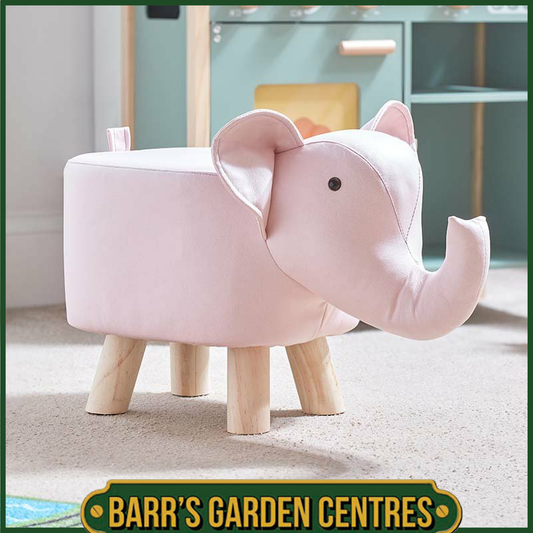 Smart Garden Elephant Footstool - Pink