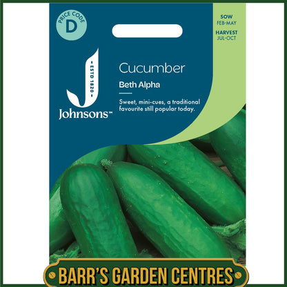 Johnsons - Cucumber Beth Alpha - 40 Seeds
