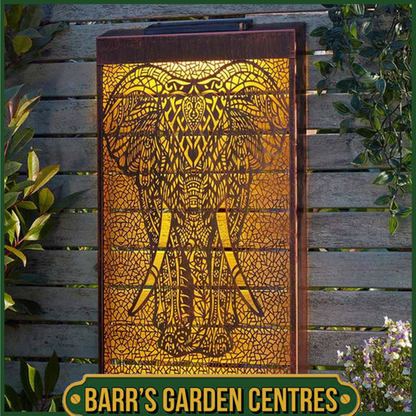 Smart Solar Illumina Elephant DecorPanel Solar Powered Garden Ornament