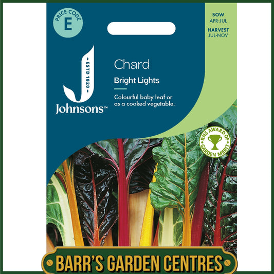 Johnsons - Chard Bright Lights - 100 Seeds