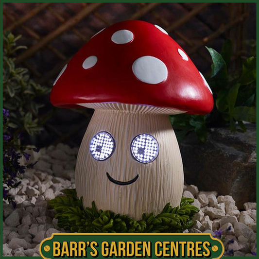 Smart Solar Blinkin' Mushroom Solar Powered Garden Ornament