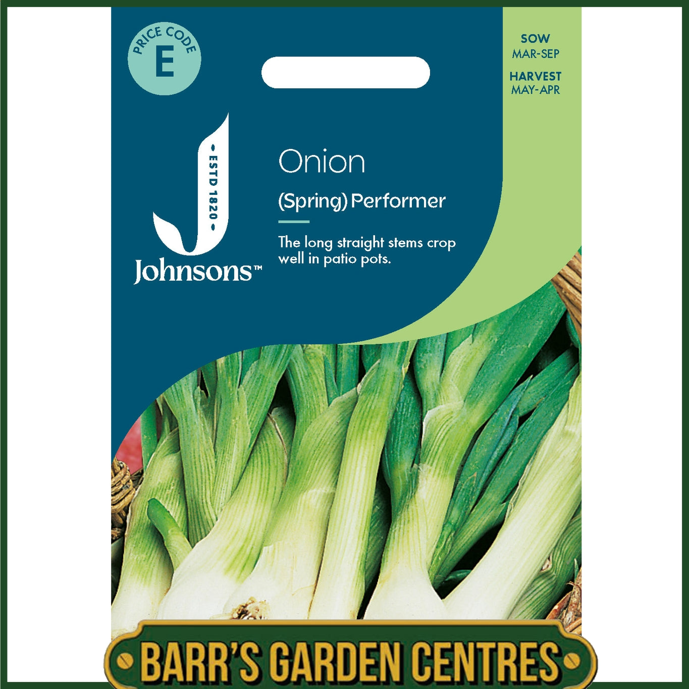 Johnsons -  Onion (spring) Performer - 250 Seeds