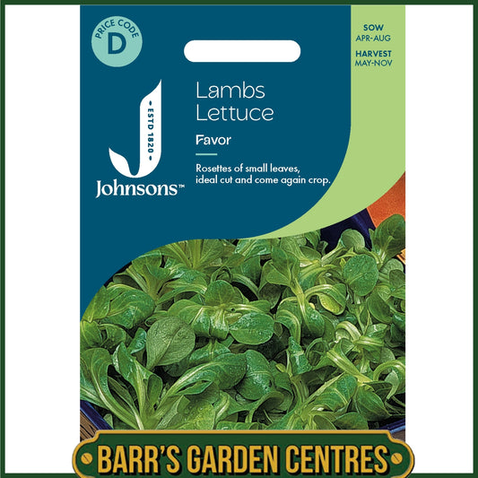 Johnsons - Lambs Lettuce Favor - 350 Seeds