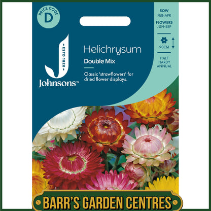 Johnsons - Helichrysum Double Mix - 500 Seeds