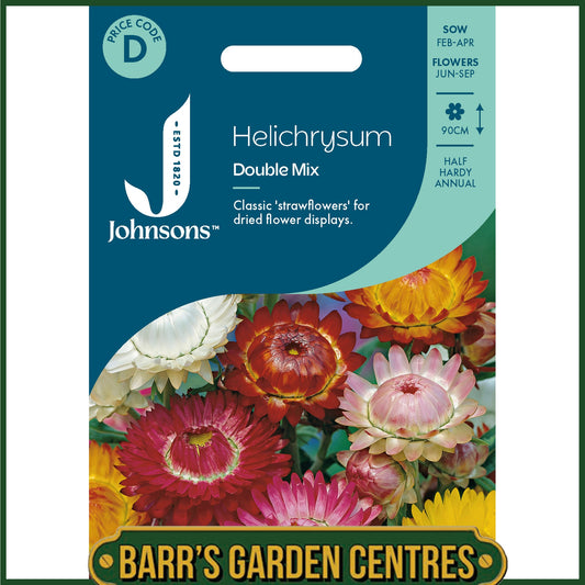 Johnsons - Helichrysum Double Mix - 500 Seeds