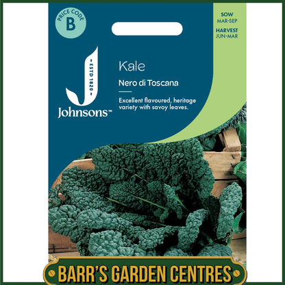 Johnsons - Kale Nero Di Toscana - 300 Seeds
