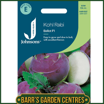 Johnsons - Kohl Rabi Ballot F1 - 50 Seeds
