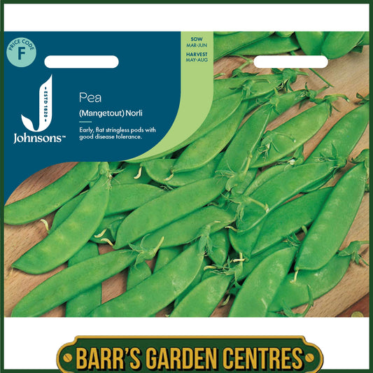 Johnsons - Pea (mangetout) Norli - 150 Seeds