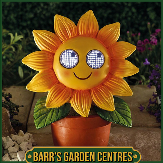 Smart Solar Blinkin' Sunflower Solar Powered Garden Ornament