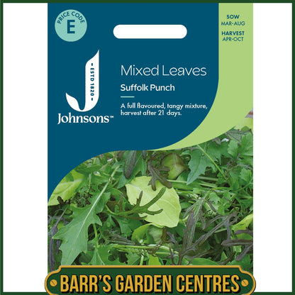 Johnsons - Mixed Leaves Suffolk Punch - 500 Seeds