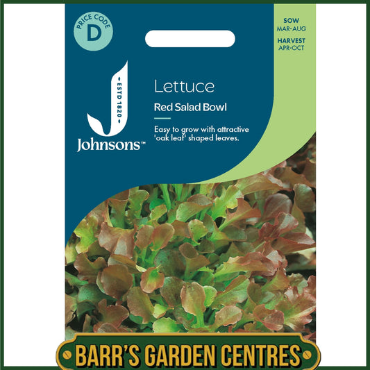 Johnsons - Lettuce Red Salad Bowl - 1000 Seeds