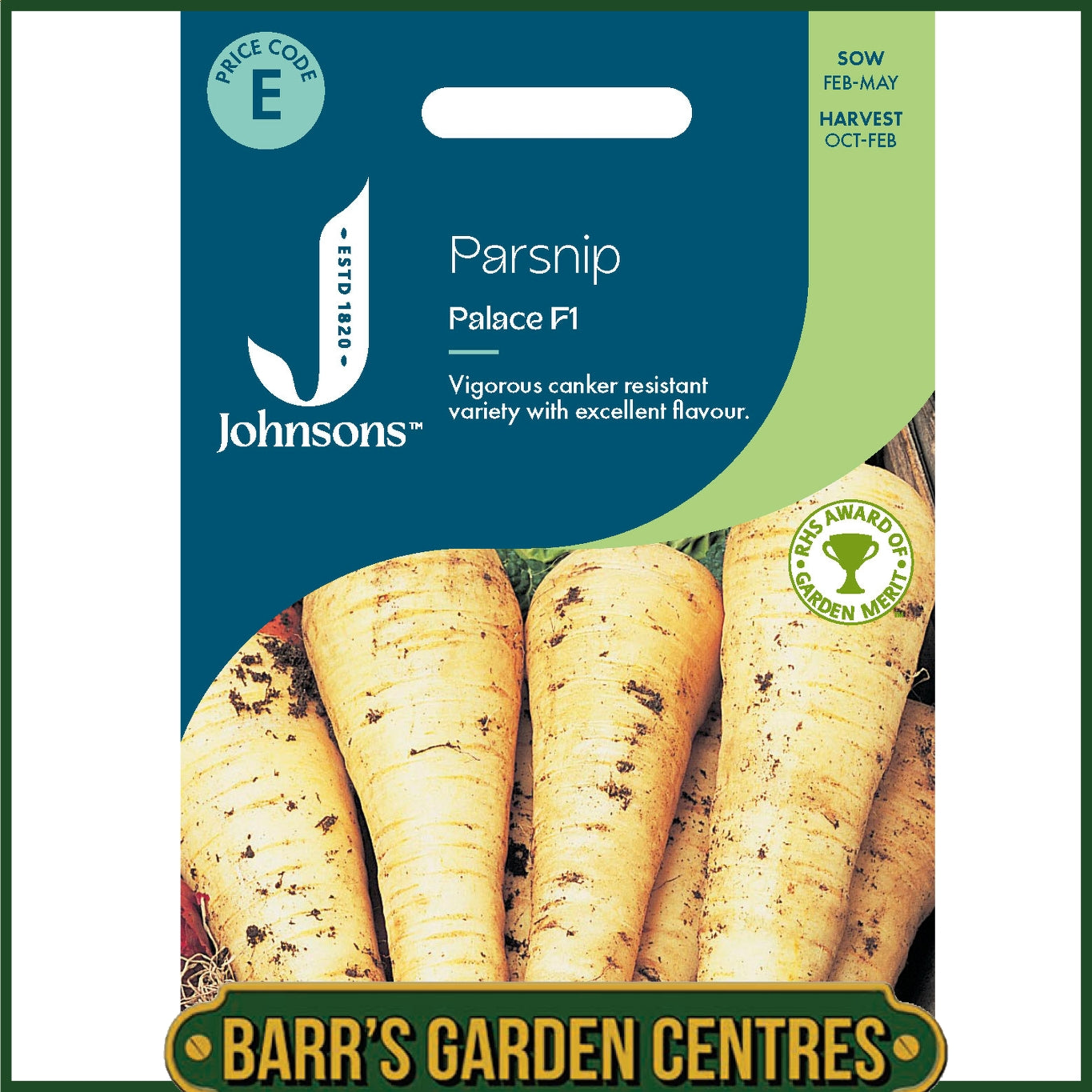 Johnsons - Parsnip Palace F1 - 200 Seeds