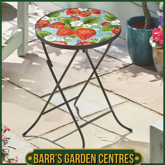 Smart Garden Round Foldable Garden Table - Strawberry