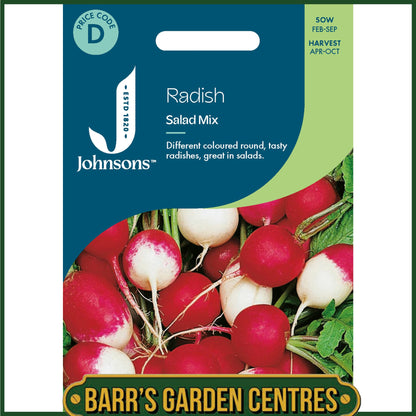 Johnsons - Radish Salad Mix - 500 Seeds