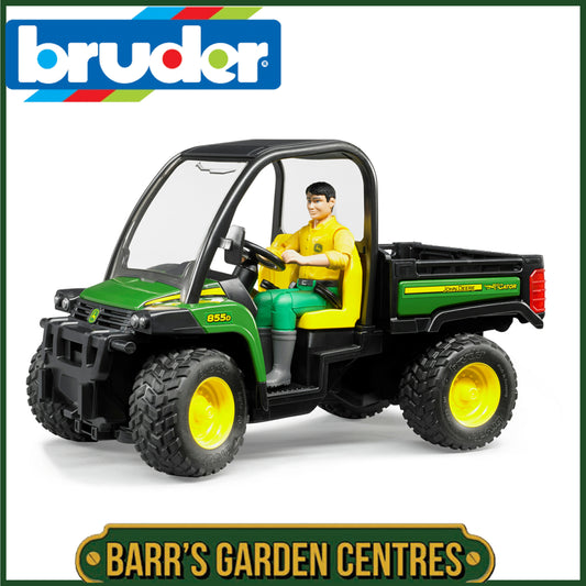 BRUDER John Deere Gator XUV 855D with driver