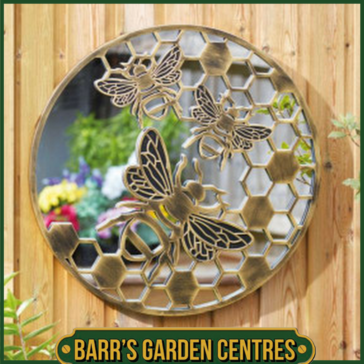 Smart Garden BeeFlection Home & Garden Mirror - Goldgris