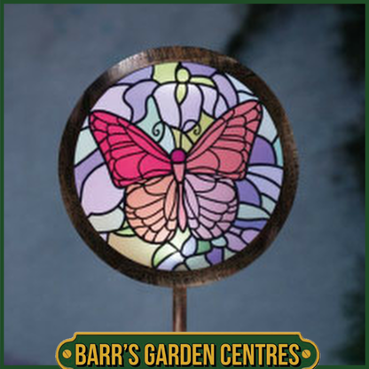 Smart Solar Tiffany Butterfly Solar Garden Stake Light