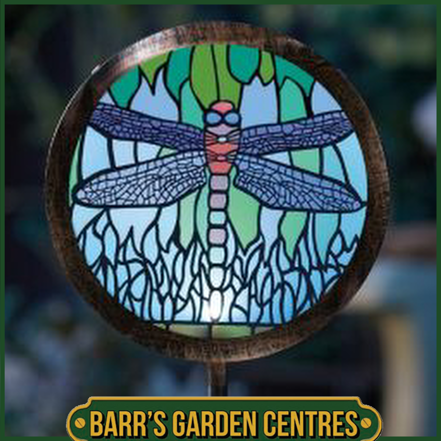 Smart Solar Tiffany Dragonfly Garden Stake