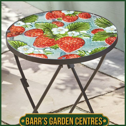 Smart Garden Round Foldable Garden Table - Strawberry
