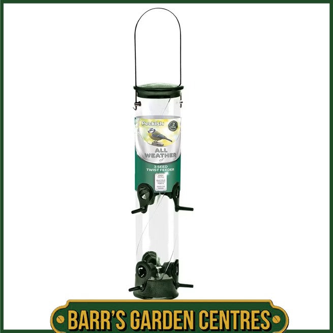 Peckish All Weather 3 Seed Twist Feeder